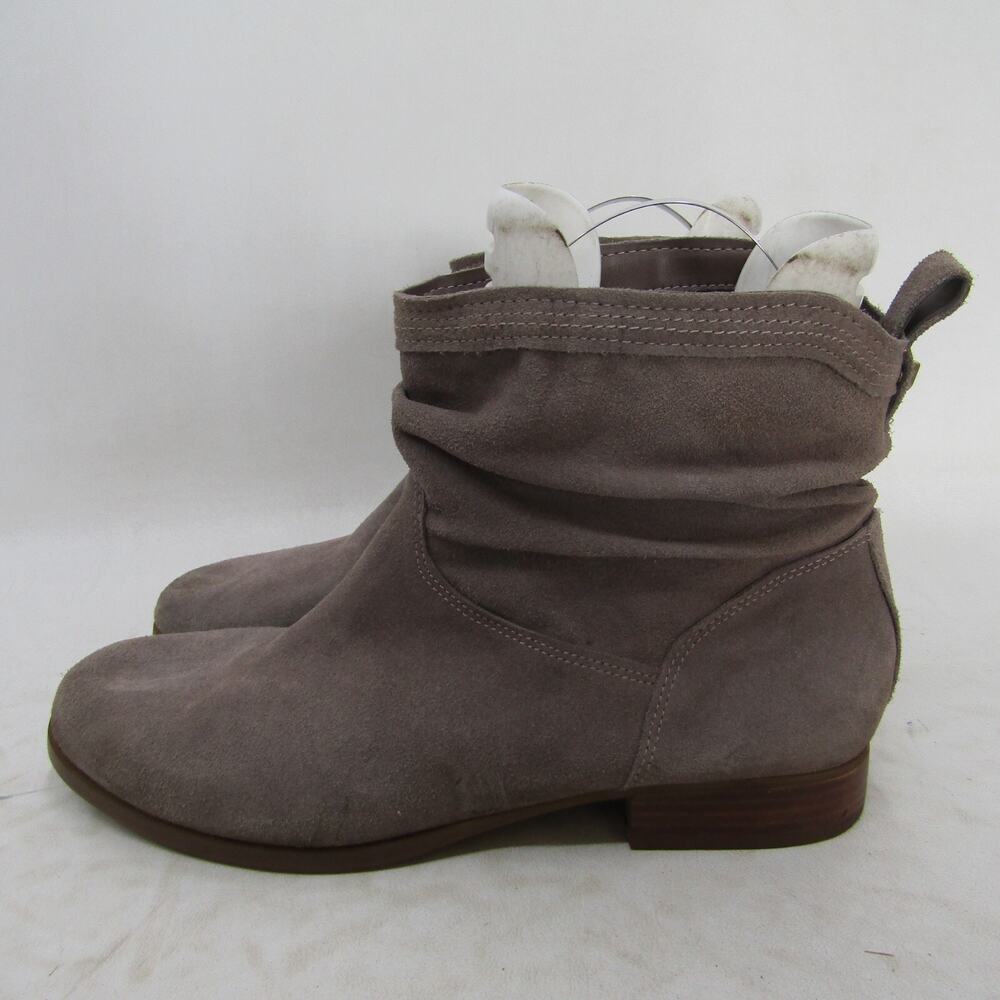 Koolaburra by UGG Womens Sz 11 M Brown Suede Zip Ankle Boots Bootie